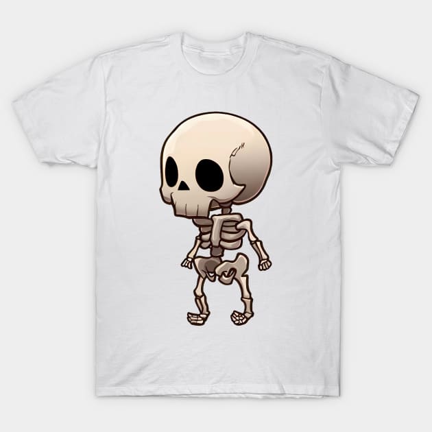 Skeletoon Chibi - Made by AI T-Shirt by Nerd.com